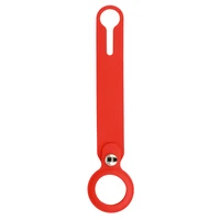 Silikona cilpa Airtag sarkana