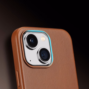 Dux Ducis Naples iPhone 14 Plus magnētiskais ādas apvalks MagSafe brūns