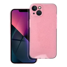 Caurspīdīgs apvalks 2 mm Blink iPhone 13 rozā