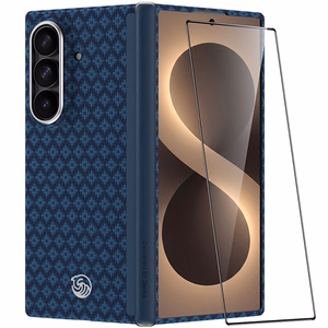 Benks Magnetic Armor Grid Air Grand Combo maciņš (C.K.FL.SA.BE.0051) Samsung Galaxy Z Fold 8 Ultra, zils