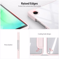 Korpuss Dux Ducis Toby Samsung X130/X135 Tab A11 8.7 rozā krāsā