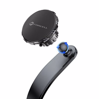 FORCELL F-GRIP MagFlex magnētiskais auto turētājs vējstiklam / paneļim / ventilācijas atverei melns