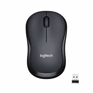 LOGITECH M220 Silent Black bezvadu optiskā pele, 2.4GHz