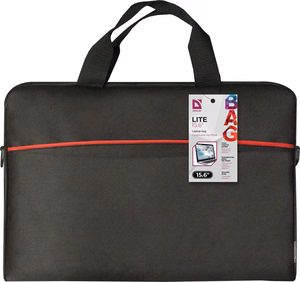 Defender Lite portatīvā datora portfelis 39.6 cm (15.6") melns