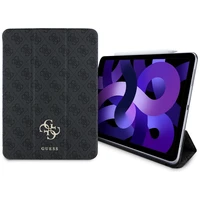 Guess GUFC11RM24PS4SGK iPad Air 11" 2024 melns/melns Magnētiskais 4G Liels Logotips