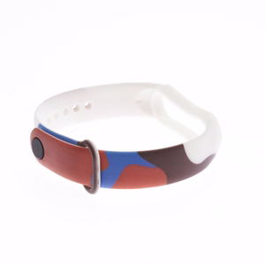 Siksniņa Moro josla Xiaomi Mi Band 3 / 4 silikona siksniņa pulksteņa aproce raksts 8