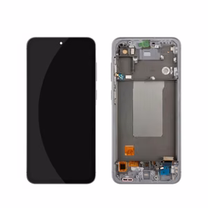 LCD screen Samsung A566 A56 5G with touch screen and frame Graphite OLED (real size)