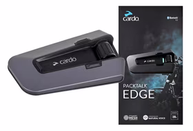 Cardo PT200001 motorcycle intercom 2 channels 1600 m melns