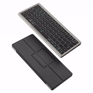 Dux Ducis Ok Series bezvadu Bluetooth tastatūra ar skārienpaneli melna