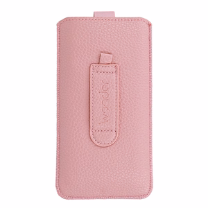 WONDER Deko Pouch Case (Size M) for Iphone 5/Nokia 215 4G/225/5310 2020 pink