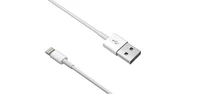 Devia kabelis Smart EC080 USB - Lightning 1,0 m 2,1A balts