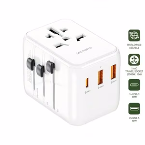 Nomad pasaules ceļojumu adapteris 20W