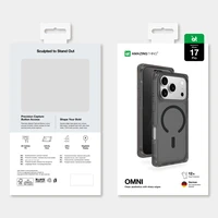 AmazingThing Omni viedtālruņa apvalks iPhone 17 Pro, saderīgs ar MagSafe - melns