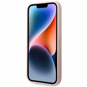 Guess GUHCP14LSLTGP iPhone 14 Pro 6.1 "rozā/rozā cietais apvalks Silikona Triangle