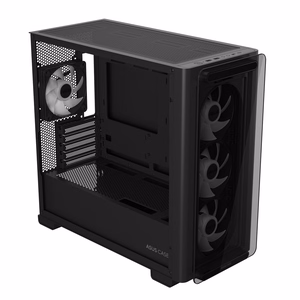 ASUS A23 PLUS ARGB korpuss melns
