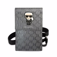 Karl Lagerfeld Ikonik Karl Monogrammas Plāksteru soma - sudraba