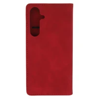Smart Suede case for Samsung Galaxy S25 Plus red