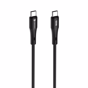 Кабель USB C to USB C Forcell F-Energy QC4.0 PD 3A 60W Silicone 1 m C344 чёрный