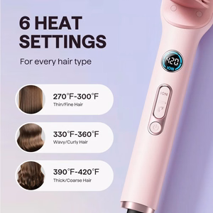 Hair styling comb Wavytalk Sleek Sweep pink