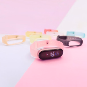 Silikona siksniņa Xiaomi Mi Band 5 / 6 aprocei - zelta