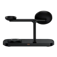 Tech-Protect QI15W-A45 3in1 bezvadu lādētājs ar MagSafe Apple ierīcēm - melns