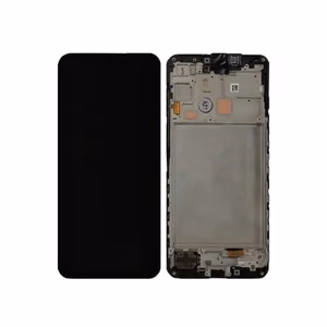 LCD ekrāns Samsung A166 A16 5G ar skārienekrānu un rāmi oriģināls melns (servisa komplekts)