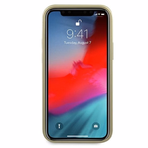 Guess GUHCP12SIGLGO iPhone 12 mini 5.4" золотой/золотой жёсткий чехол Iridescent