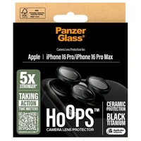 PanzerGlass Hoops Keramikas Objektīva aizsargs iPhone 16 Pro 6.3" / 16 Pro Max 6.9" 1282