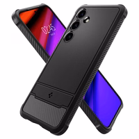 Spigen Rugged Armor viedtālruņa apvalks Samsung Galaxy S24 - matēts melns