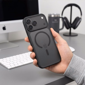 Tech-Protect Magmat MagSafe CC maciņš iPhone 18 Pro / 17 Pro, matēts melns