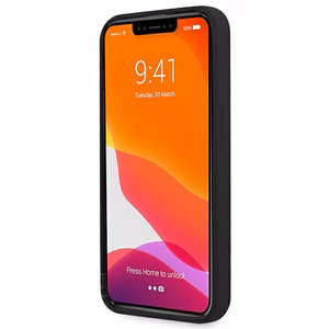 BMW Silicone Signature чехол для iPhone 13 - чёрный