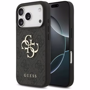 Guess 4G Big Logo Чехол для iPhone 17 Pro - чёрный
