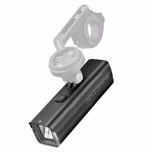 Rockbros RHL1500 priekšējais velosipēda lukturis 5000mAh 1500lm IPX6 - melns