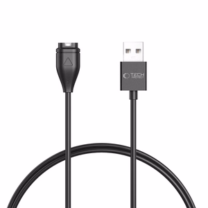Tech-Protect MC04 UltraBoost USB-A kabelis Garmin pulkstenim 1m - melns