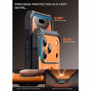 Supcase Grip Pro Mag MagSafe vāciņš iPhone 18 Pro Max / 17 Pro Max – oranžs