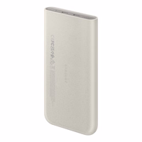 Magnētiskais portatīvais lādētājs Samsung EB-U2510XUEGEU 10000mAh 2x USB-C 25W SFC (smilškrāsas)