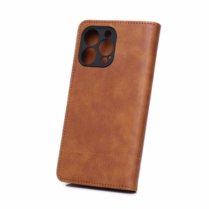 Viedais Seam maciņš for Xiaomi Redmi 15 4G EU / 15 5G EU (171,08 x 82,05 x 8,55) brūns