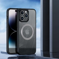 Bruņots apvalks iPhone 15 Pro Max ar MagSafe Dux Ducis Aimo Mag - melns