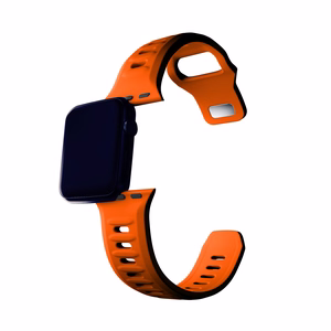 3mk silikona siksniņa Apple Watch, 38/40/41/42 mm, oranžs, mazais izmērs