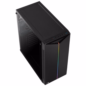 Aerocool Split melns Midi Tower datora korpuss