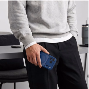Tech-Protect BasicMag MagSafe maciņš iPhone 17 Pro Max / 18 Pro Max, matēts tumši zils
