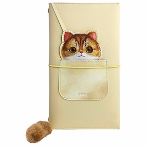 NIMMY komplekts 2in1 piezīmju grāmatiņa + pildspalva BIG EYED PET 2.0 Kaķis haki