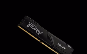 Kingston Technology FURY Beast 8GB 3200MT/s DDR4 CL16 DIMM melns