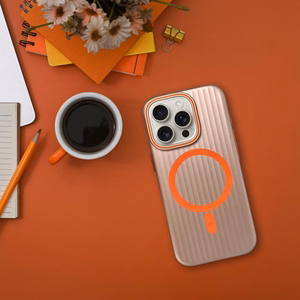 Viedtālruņa apvalks SIMPLY ar MagSafe saderīgs iPhone 16 titanium desert