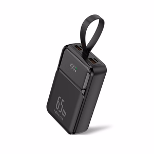 Forever ārējais akumulators TB-400 PD QC 65W 20000 mAh melns