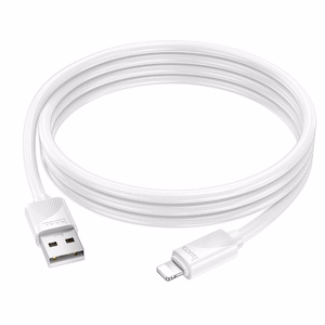 Kabelis USB-A uz Lightning Hoco 2,4A 1 m X114 balts