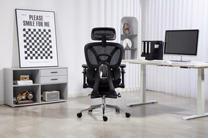 Activejet ergonomiskais biroja krēsls YK848, melns