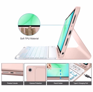 Tech-Protect SC Pen macins priekš Samsung Galaxy Tab A9+ / A11+ Plus 11.0 X210 / X215 / X216 / X230 / X235 / X236 - Roza