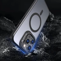 Tech-Protect MagStand Magnētiskais viedtālruņa apvalks ar statīvu iPhone 16 Pro - daļēji caurspīdīgs