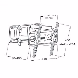 ART RAMT AR-51 TV turētājs